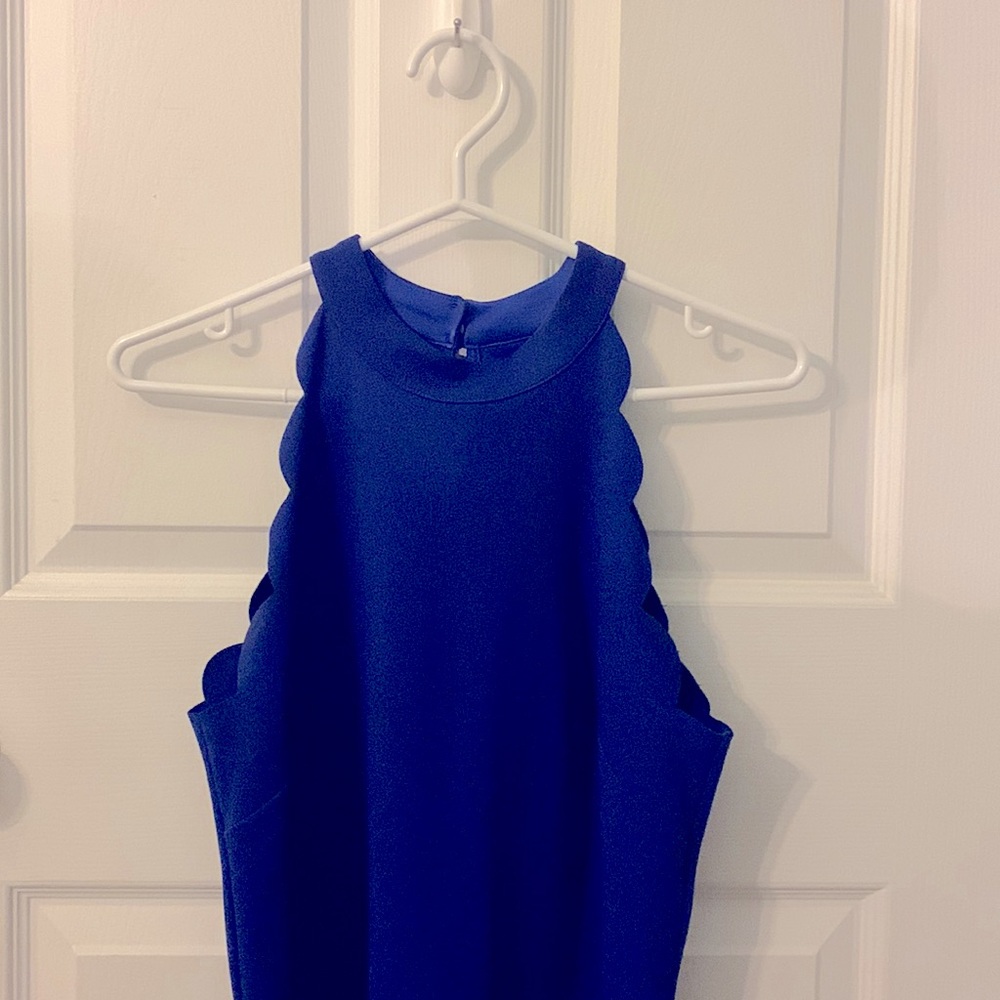 NWOT royal blue I.N. San Francisco mini dress